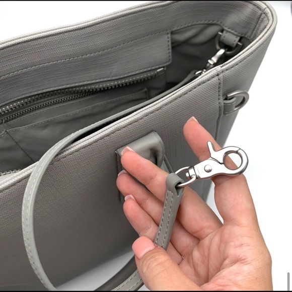 Dagne Dover Classic Signature Tote Bag Graphite - Picture 12 of 14